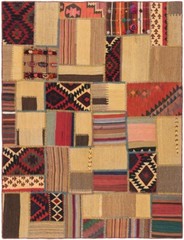 Kilim Patchwork Handwoven 205x157cm – Persian Rug, Rug, Orient, Kilim, Carpet