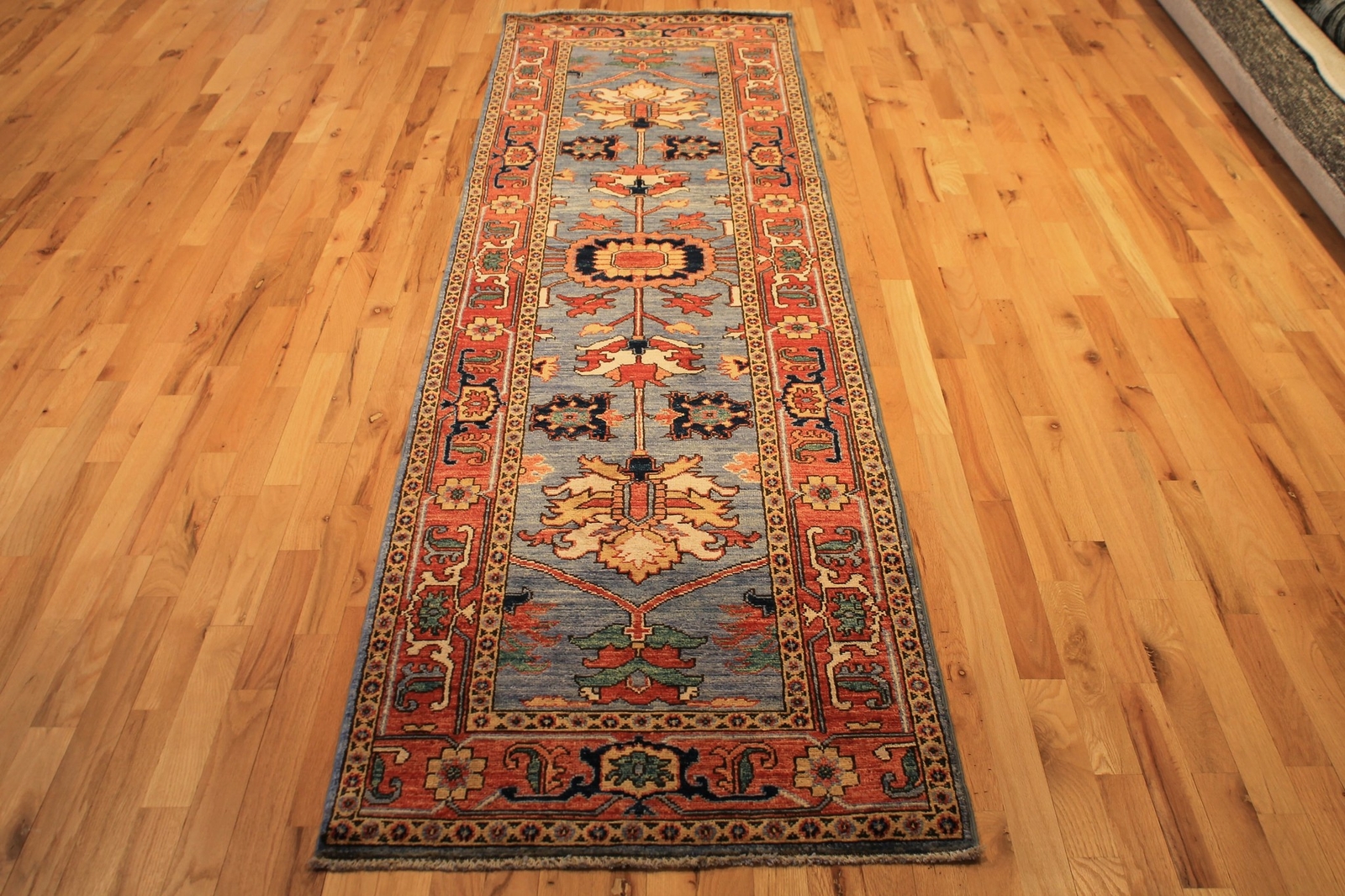 Hand-knotted Rug (Carpet) 2'4X9', Choeb Rang mint condition gallery