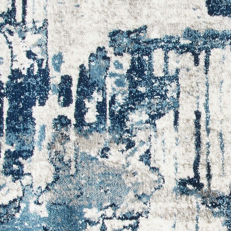 Contemporary Area Rug Blue Abstract Modern Rug Top Quality Carpets Premium Rugs gallery