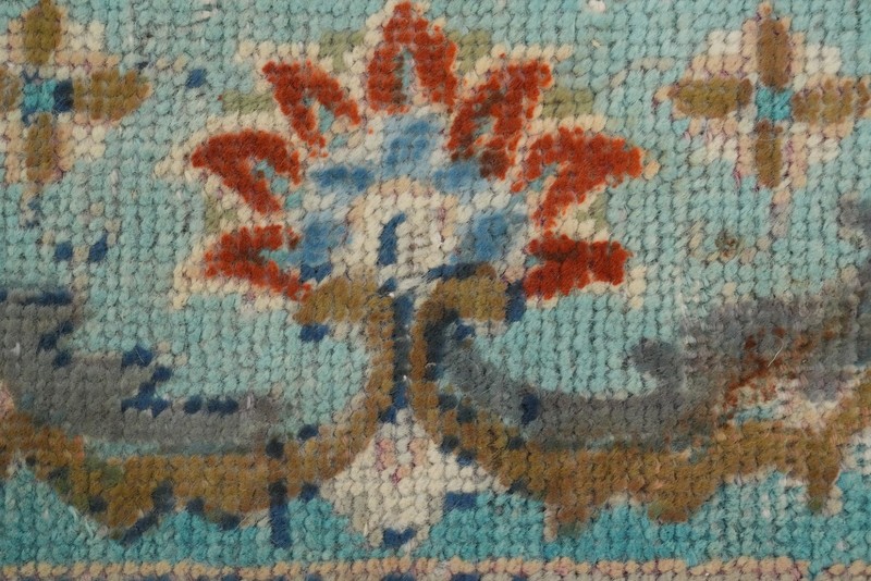 Over-dyed Traditional Style Vintage Wool Rug 5x6 ft Hand-knotted Wool Carpet gallery