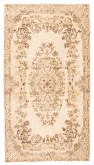 Vintage Hand-Knotted Area Rug 4’0″ x 7’1″ Traditional Oriental Wool Carpet
