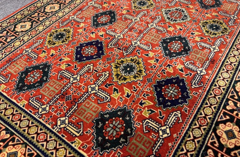 Fine Antique Caucasian Shirvan Rug 3x5 Handmade Vintage Oriental Rug Kazak Rare gallery
