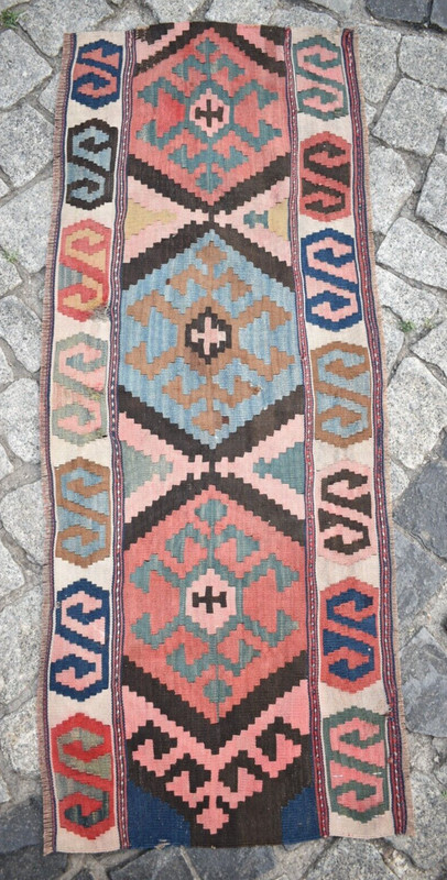 Fabulous Antique Caucasian Mafrash Panel Kazak Kilim Collector Item Kilim Panel gallery