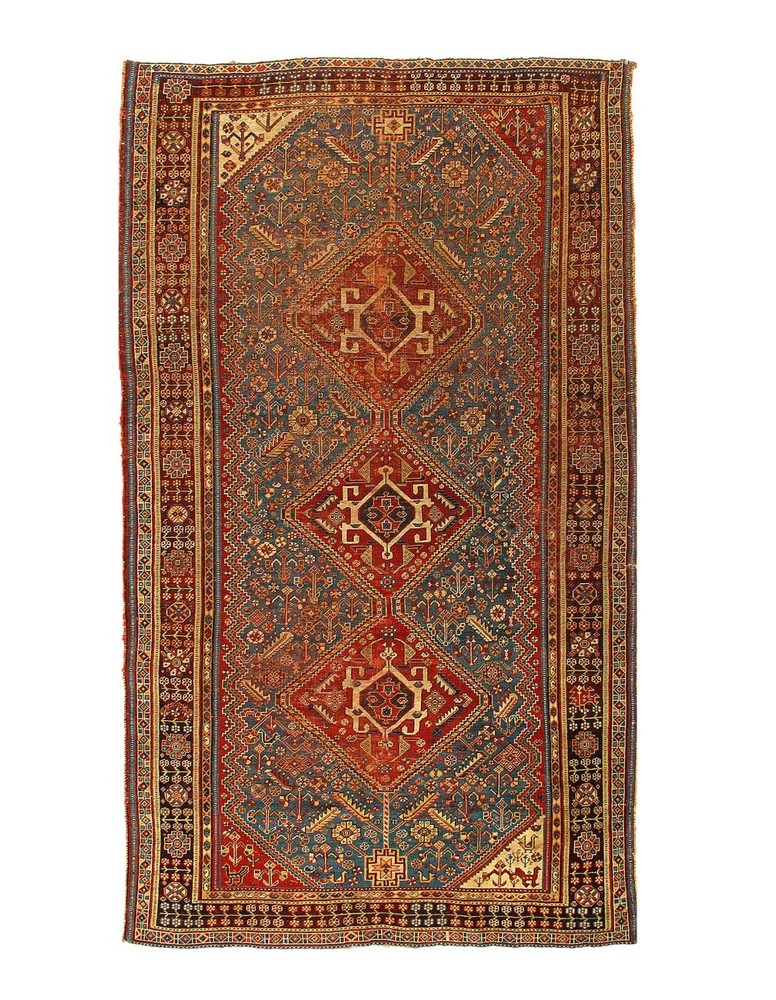 Antique Hand Knotted 5'2'' X 9'3''