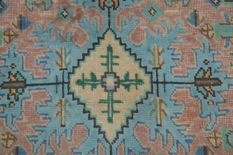 Geometric Wool Traditional Vintage Area Rug 7x10 ft Hand-knotted for Living Room gallery