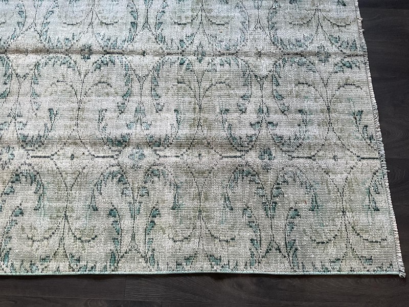 Vintage Handmade Turkish Wool Rug, 5x9 Rug For Living Room, Outdoor Rugs gallery