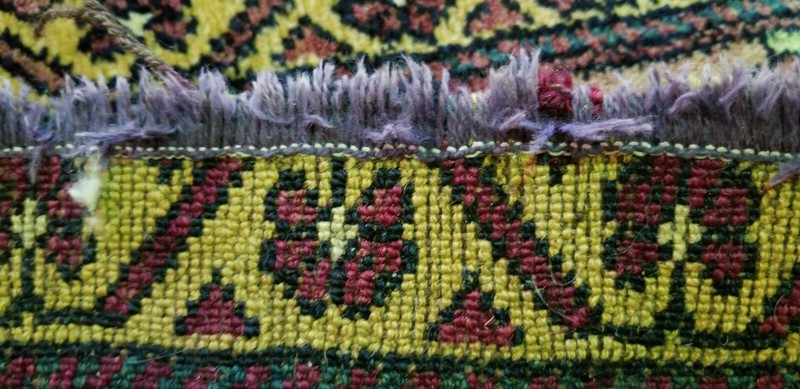 SUPERB COLOR & DESIGN VINTAGE c.1945 KURDI BIDJAR WIDE RUNNER ~ 5 ft x 13 ft gallery