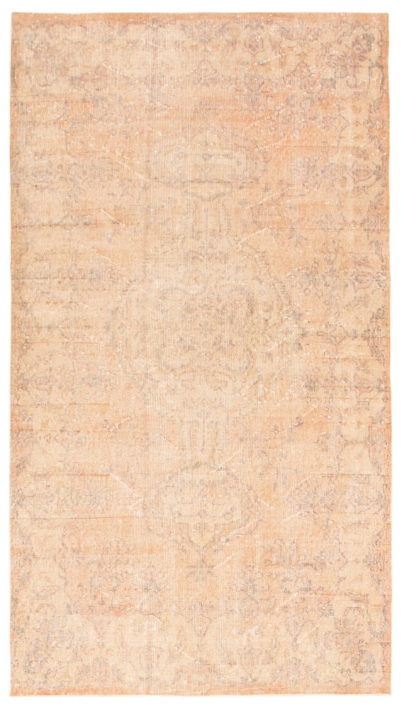 Vintage 3'9" x 6'11" Traditional Hand Knotted Vegetable Dye Wool Area Rug