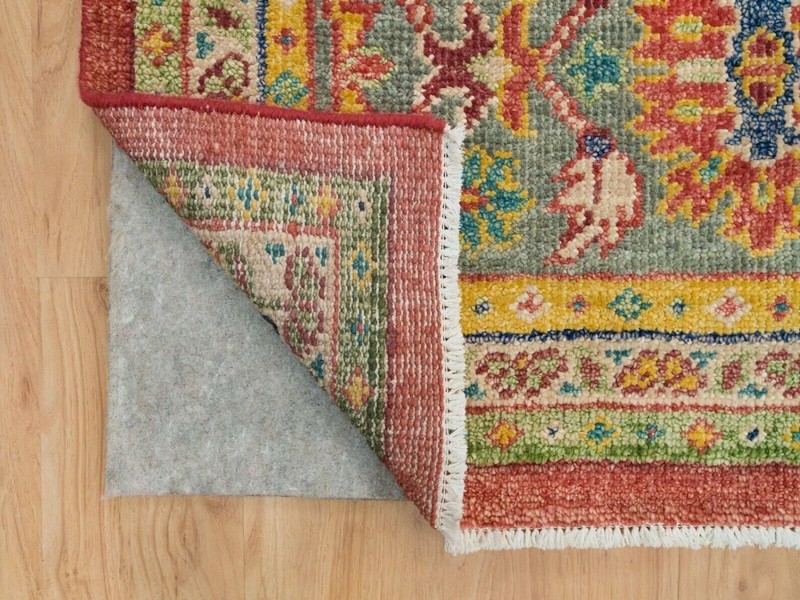 14'x16'5" Fire Brick Red, Sheared Low, 100% Wool, Hand Knotted, Antiqued Oushak gallery