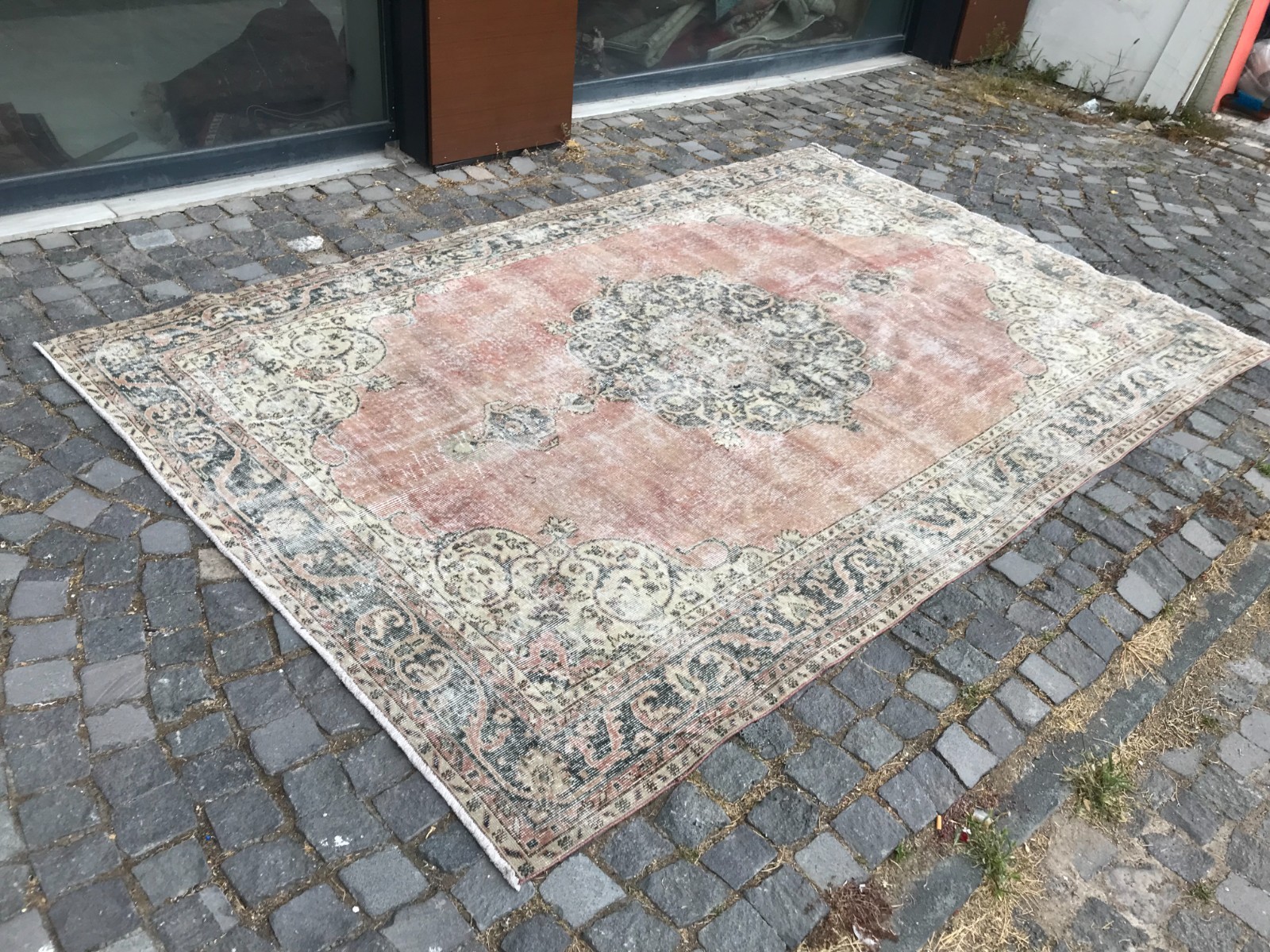 Bohemian Large Rug, Turkish Vintage Rug, Handmade Wool Rug, 6,5 x 10, ft gallery