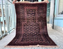 3×4 ft Afghan Traditional Hand Knotted Antique Baluchi Rug Oriental Area Carpet
