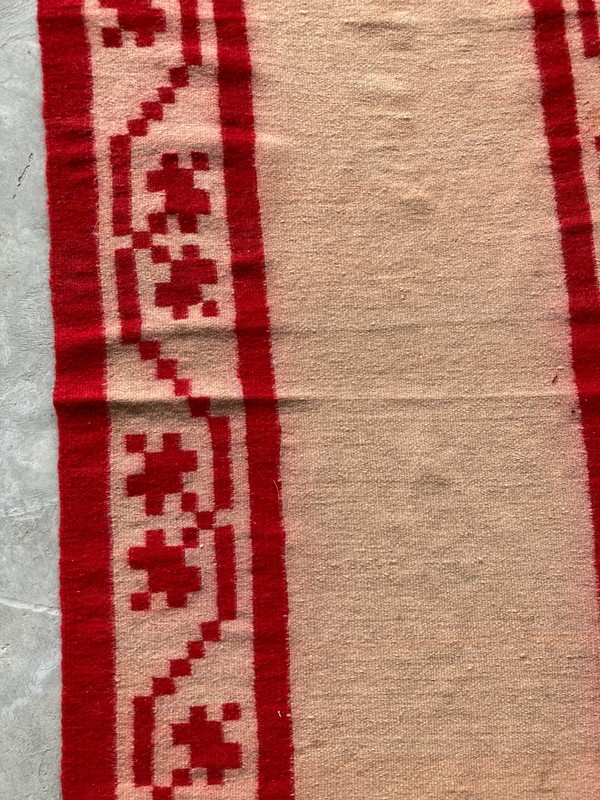 Vintage Traditional Handmade Beautiful Turkish Kilim Floor Rug Carpet 149x75 cm gallery
