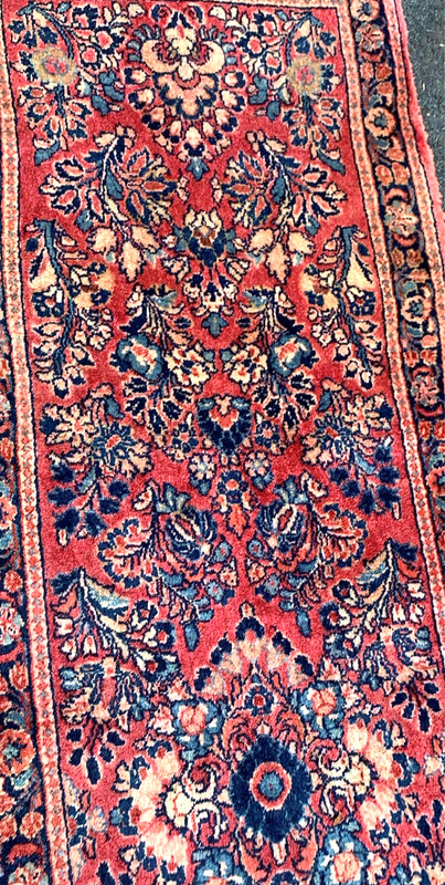 ANTIQUE AMERICAN SAROUK RUNNER 2'6"x6'3" FT gallery