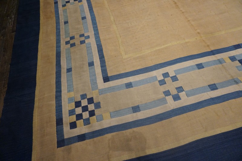 16'x32' Antique Oversized Yellow Art Deco - European French Geometric Flat gallery