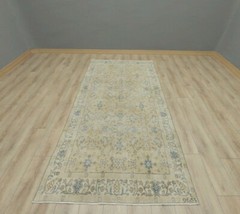 Cream Handwoven Carpet Anatolian Oriental Vintage Sparta Ethnic Area Rug 5×9 ft