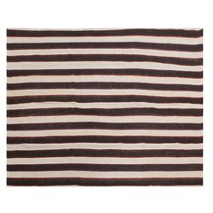 One-of-a-Kind Minimalist Turkish Kilim Rug 235×300 cm | 7.7×9.8 ft | 60+ Yr
