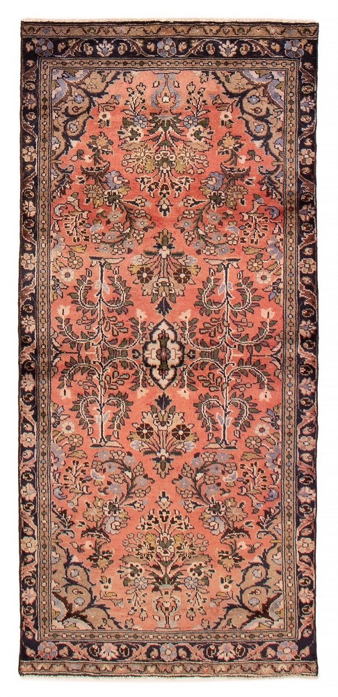 Traditional Vintage Hand-Knotted Area Rug 2'11" x 6'8" Oriental Wool Carpet