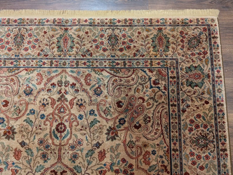 Karastan Rug 5.9 x 9, Ta'briz Medallion #900-909, Samovar Teawash, Wool gallery