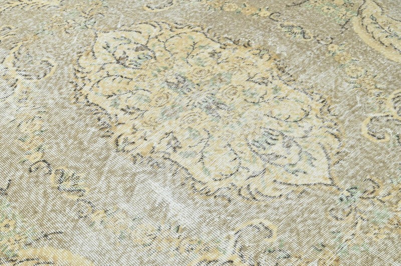 Oushak Turkish Vintage Rug 5x8 Kilim Rug Anatolian Handmade Boho Decor BROWN gallery