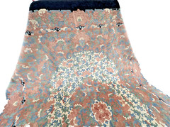 Auth: Antique Art Deco Chinese Rug H Fete Hand Made Wool Beauty Salmon 9×12