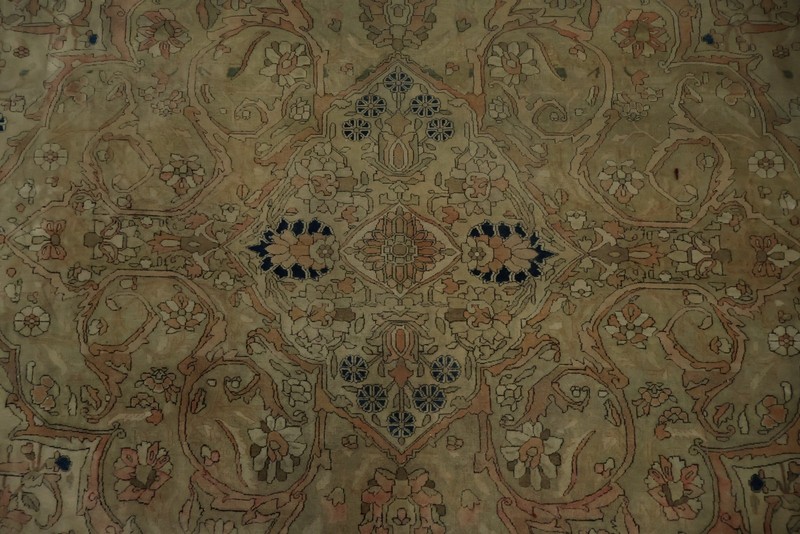 Antique Masterpiece Large Rug 12x17 Vegetable Dye Pre-1900 Hand-knotted Wool gallery