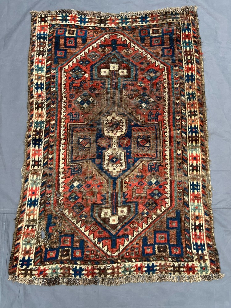 COLLECTORS' ITEM Stunning Antique kazak Caucasian 4TH QUARTER 19TH Century Rug