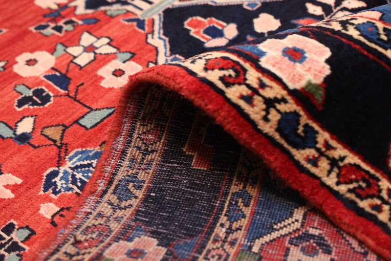 Vintage Hand-Knotted Area Rug 3'9" x 5'8" Traditional Oriental Wool Carpet gallery