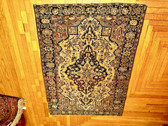 SUPERB Antique “SAROUGH FARAHAN” 1890s oriental rug 41×57 RR#5483