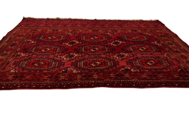 3x5 Antique Exceptional Handmade Boho Tapestry Wall Hanging Rug Red c.1910 gallery