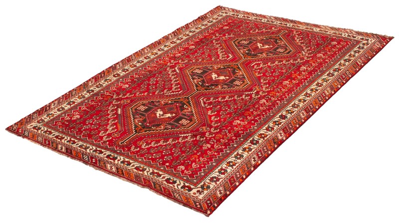 Vintage 6'4" x 9'6" Traditional Hand Knotted Vegetable Dye Wool Area Rug gallery