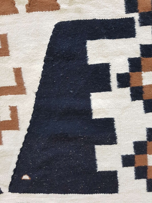 Vintage Hand Made Bulgaria Pictorial Flat Weave Kilim 141x74cm gallery