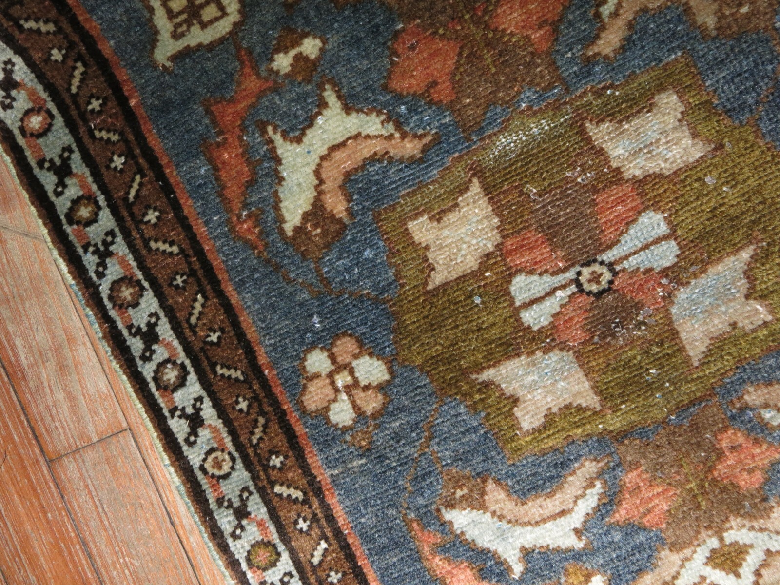 Antique NW Malayer Poshti Rug 1'9''x2' gallery
