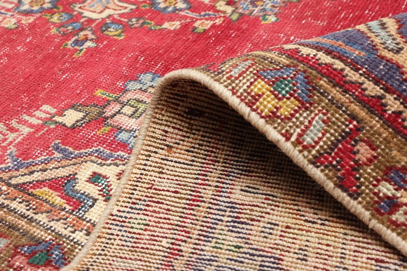 Vintage Hand-Knotted Area Rug 9'3" x 11'11" Traditional Wool Carpet gallery