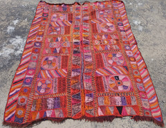 Vintage Traditional Oriental Epic Moroccan Multicolor Wool Rug Carpet 195×150 cm