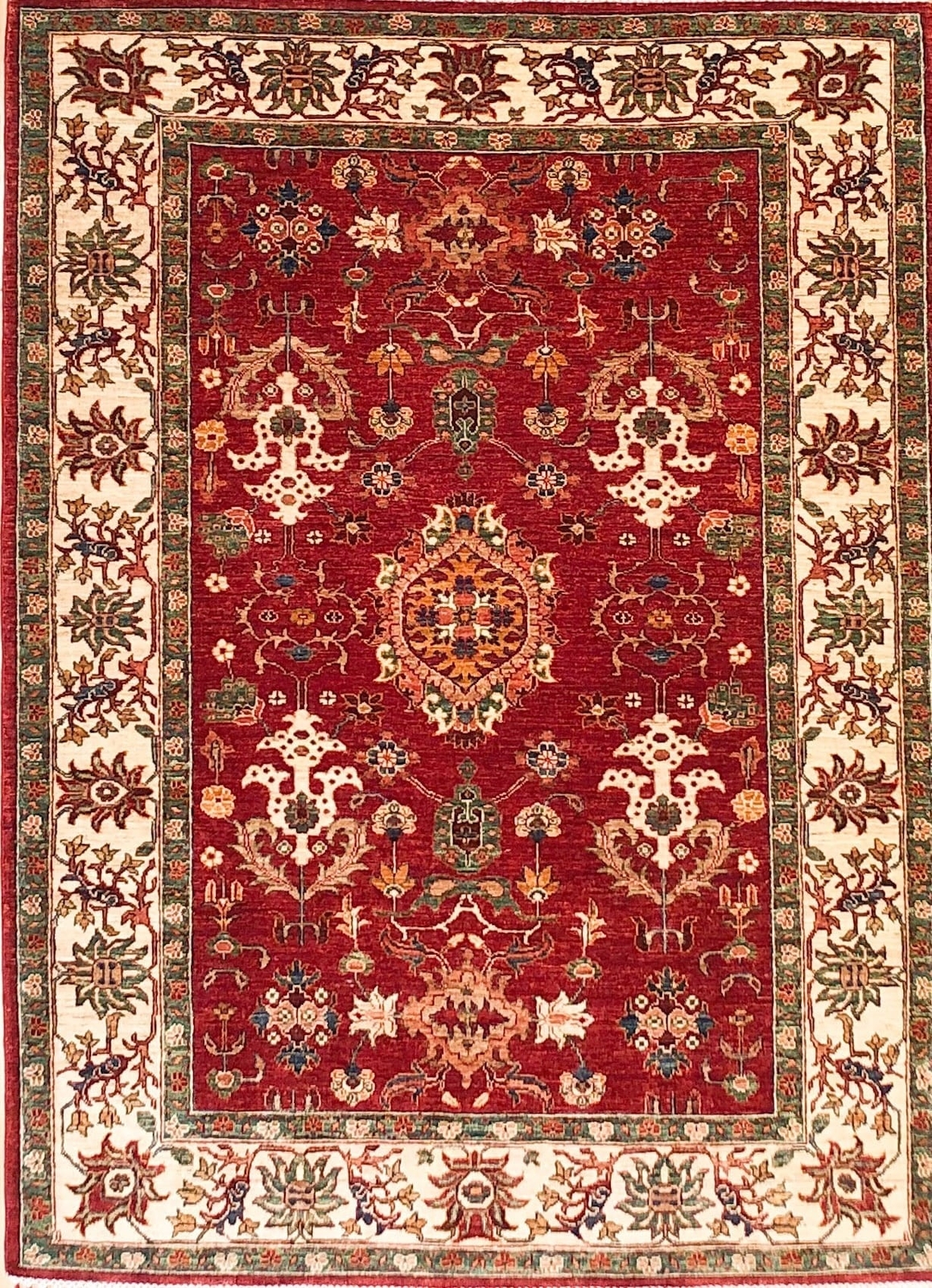 Hand-knotted Rug (Carpet) 4'11X6'8, Farahan mint condition gallery