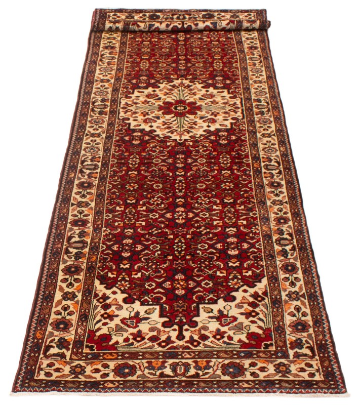 Vintage Hand-knotted Runner Rug 3'8" x 13'0" Traditional Oriental Wool Carpet gallery