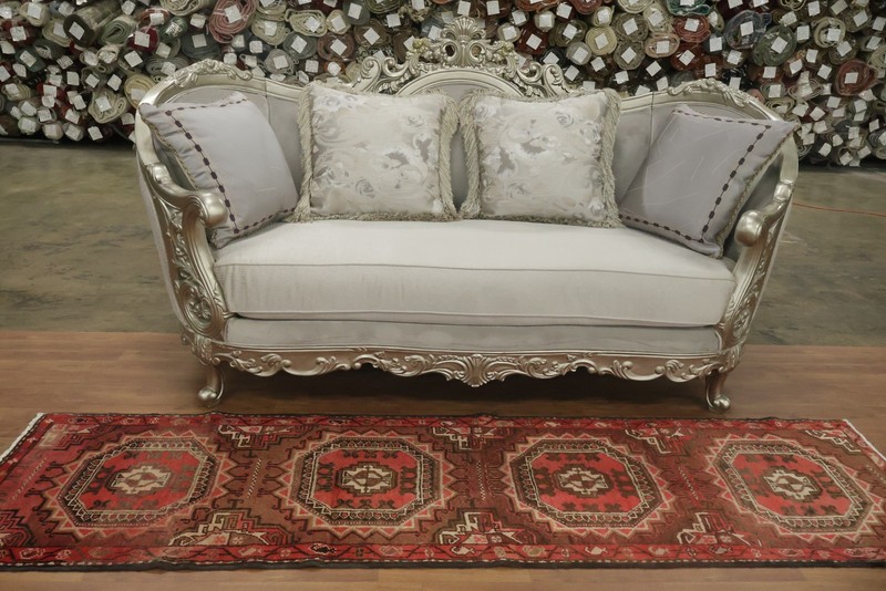 Tribal Geometric Runner Rug Handmade Wool for Hallways and Entryways 2x8 gallery