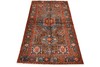 Vintage Tribal Oriental 4’2” x 6’9” Brown Wool Traditional Hand-Knotted Area Rug gallery