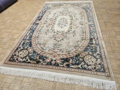 6×9 CHINESE RUG VINTAGE AUBUSSON PEKING AUTHENTIC 100% WOOL ORIENTAL RUG