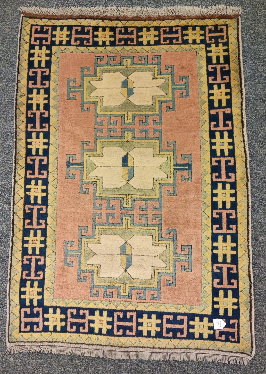 Genuine Hand knotted Turkish Kars Rug NEW old stock 6ft 6 x 4ft 6/ 133x 190cm gallery