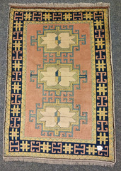 Genuine Hand knotted Turkish Kars Rug NEW old stock 6ft 6 x 4ft 6/ 133x 190cm