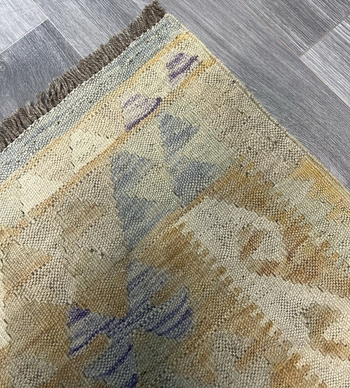 Vintage Kilim Traditional Hand Made Oriental Wool Kilim 5ftx3.2ft 159cmx103cm gallery
