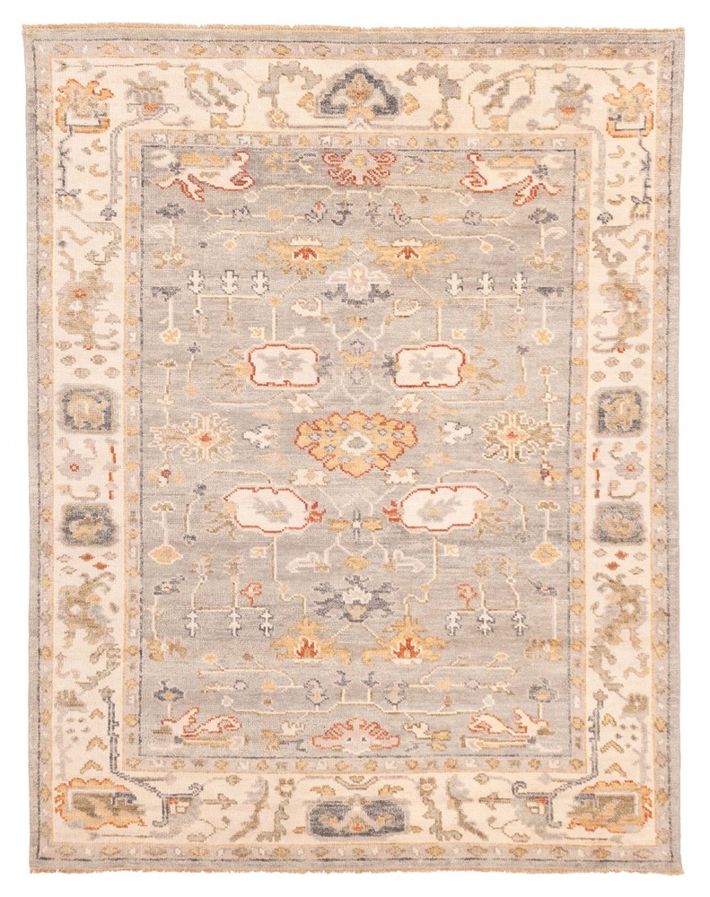 Vintage 7'10" x 9'10" Traditional Hand Knotted Vegetable Dye Wool Area Rug