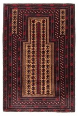 Vintage 2’11” x 4’7″ Traditional Hand Knotted Vegetable Dye Wool Area Rug