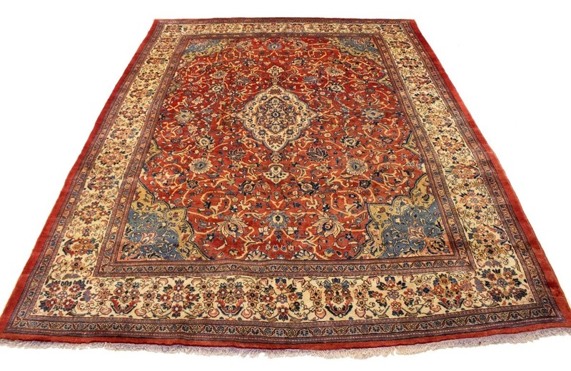 10X14 Floral Classic Oriental Rug Hand-Knotted Wool Dining Room Carpet 9'9X13'6 gallery