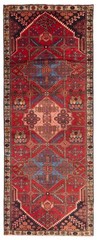 3’11” x 9’11” Vintage Hand-knotted Runner Rug Traditional Oriental Wool Carpet