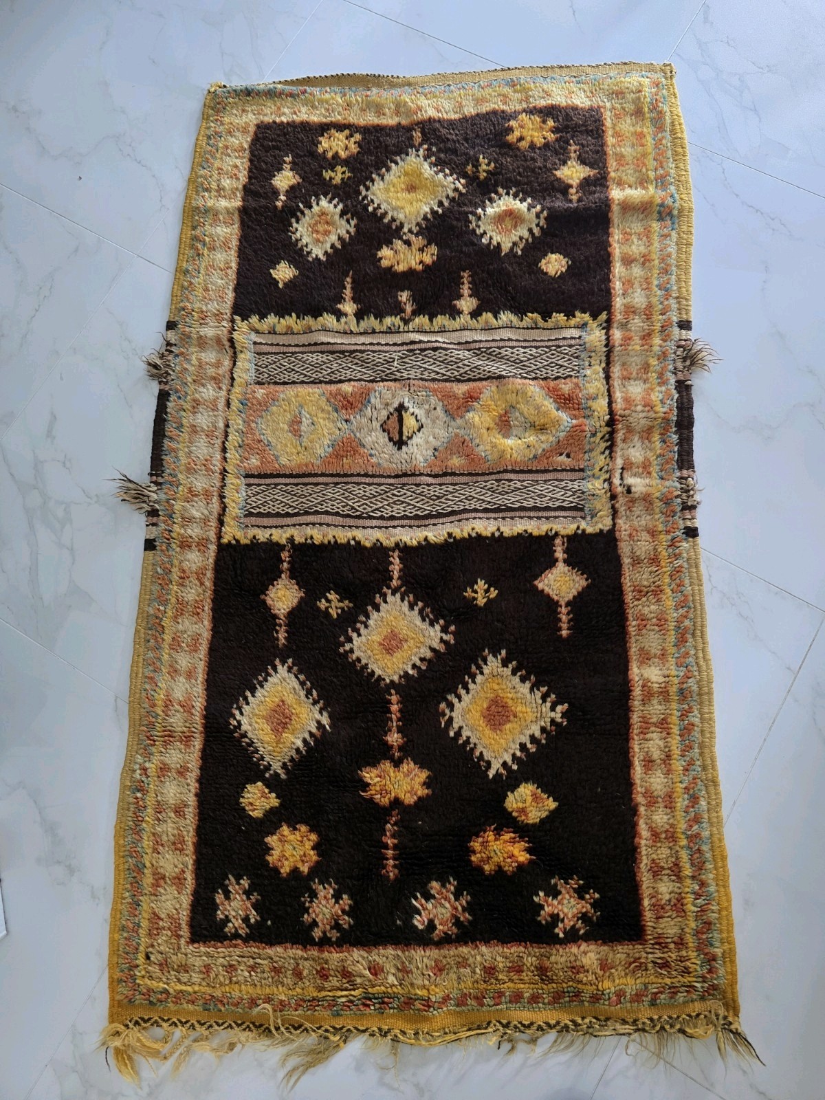 Vintage Moroccan Rug,30x60 Turkish, Small Rugs gallery