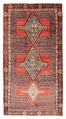 Traditional Vintage Hand-Knotted Area Rug 3’10” x 7’1″ Oriental Wool Carpet