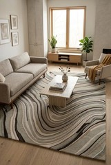 marble inspired rug modern area rug neutral rug beige rug contemporary carpet