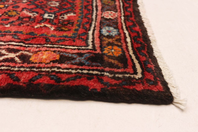 Vintage Hand-knotted Runner Rug 3'8" x 10'3" Traditional Oriental Carpet gallery